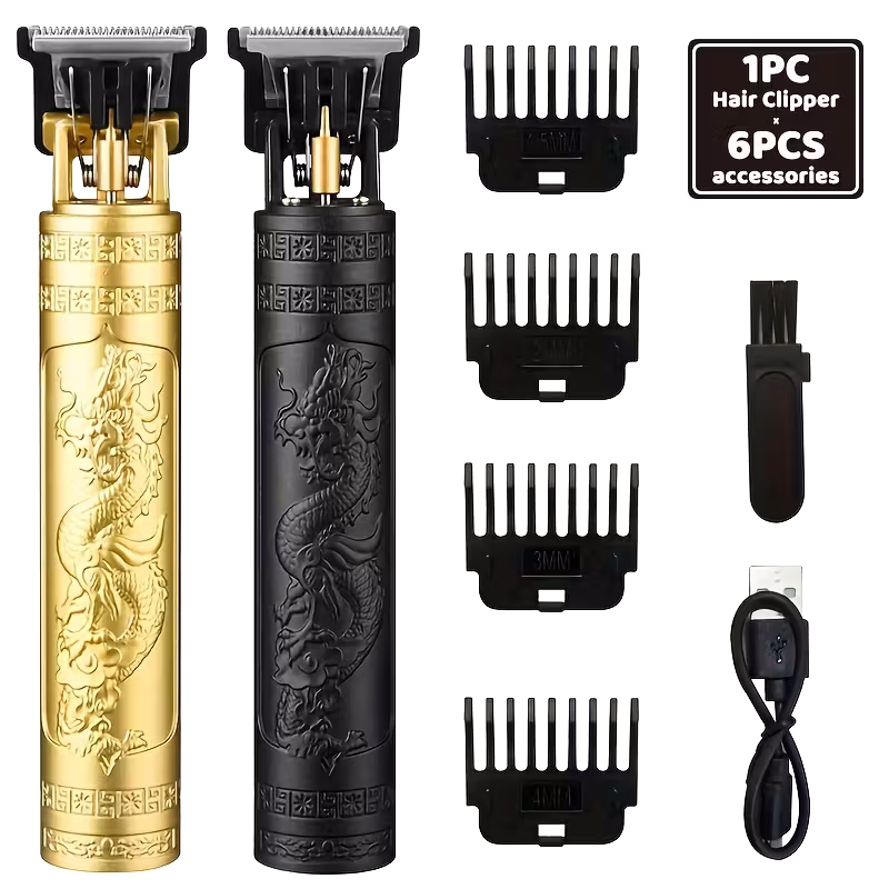 Professional Hair Clippers & Beard Trimmer Set